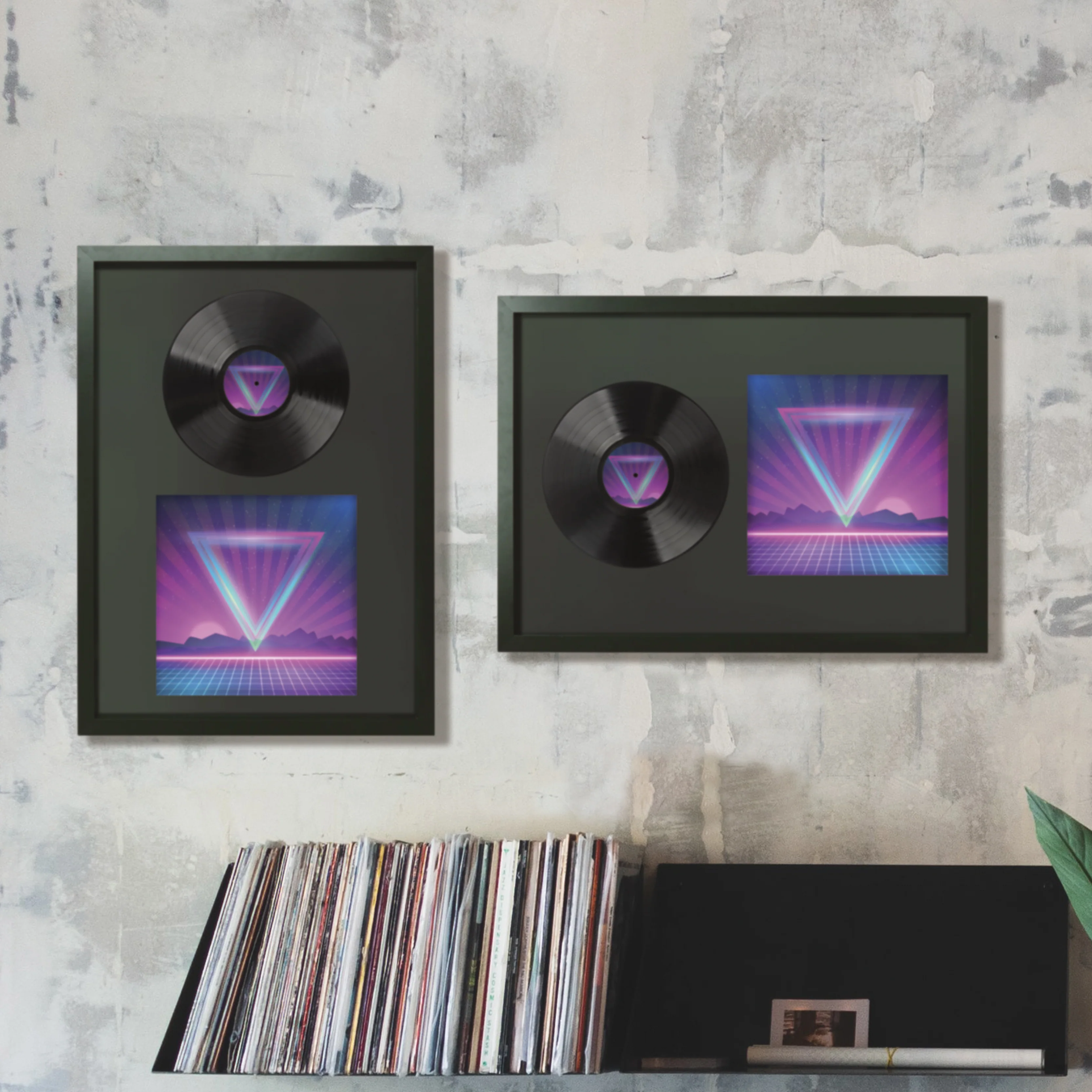 GB Eye 19.6" x 27.5" Album & Vinyl Collector Frame, FSC Black Wood Poster Frame, Scratch Proof Glazing, Vertical and Horizontal Wall Mounting, Set of 2 - Image 10