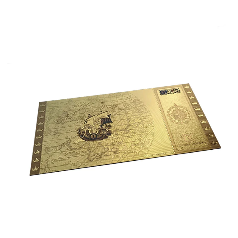 ABYstyle Cartoon Kingdom One Piece Monkey D Luffy Golden Ticket - Image 2