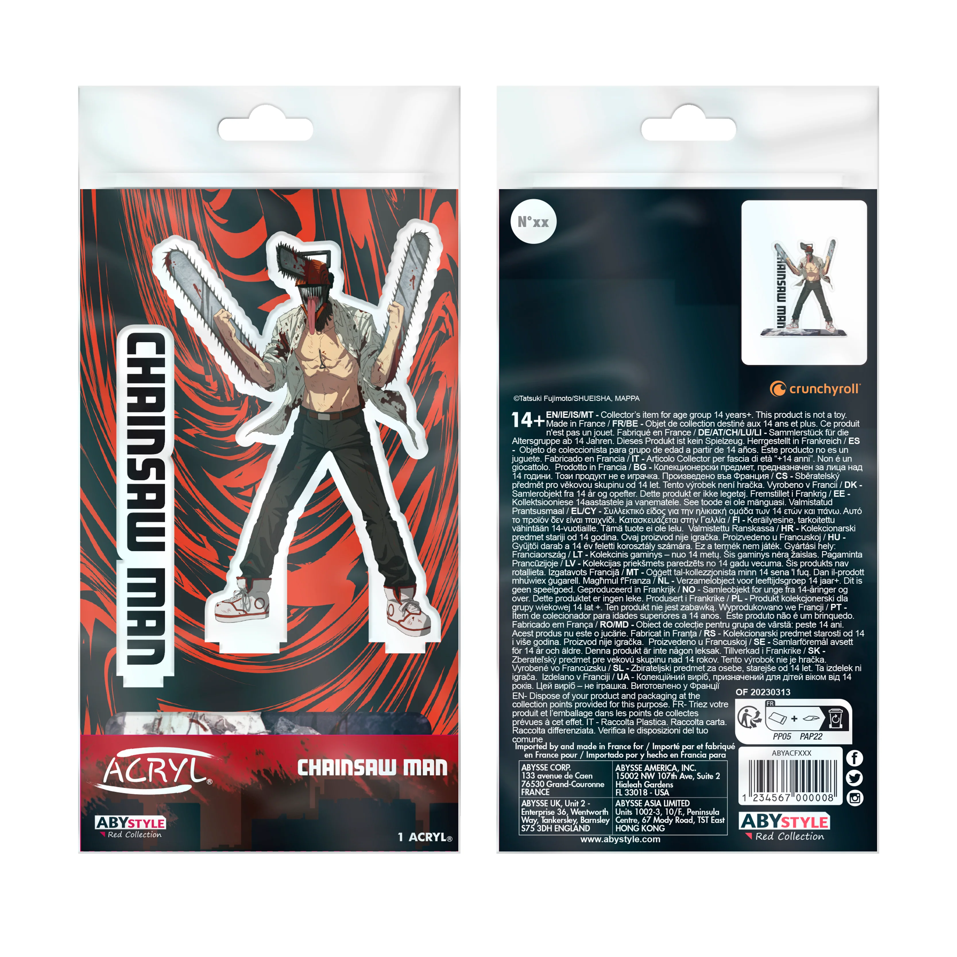 ABYstyle Chainsaw Man 4" Acryl® Acrylic Stand Model Figure - Image 2