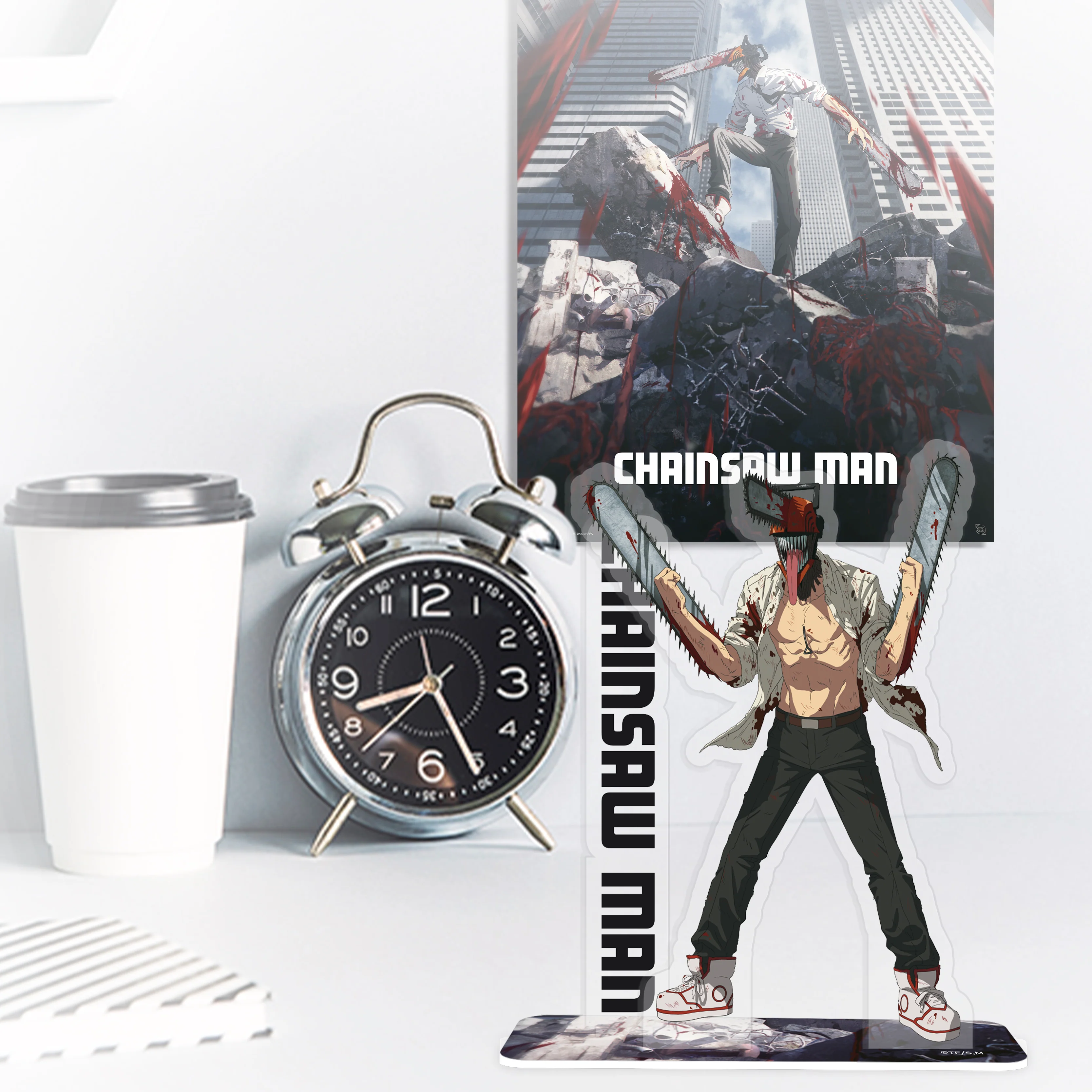ABYstyle Chainsaw Man 4" Acryl® Acrylic Stand Model Figure - Image 3