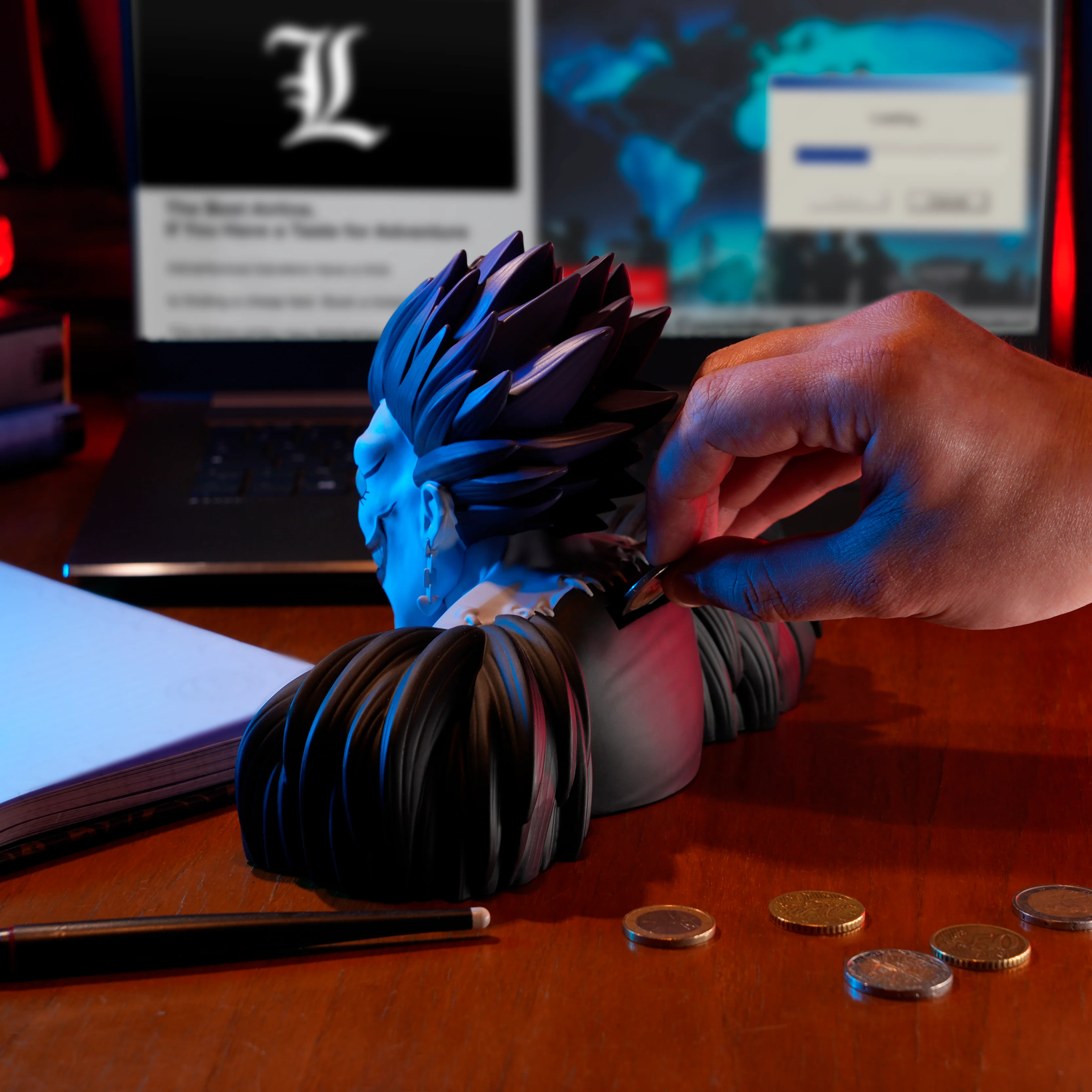 ABYstyle Death Note Ryuk Money Bank 6.3" PVC Sly Smile Design - Image 5