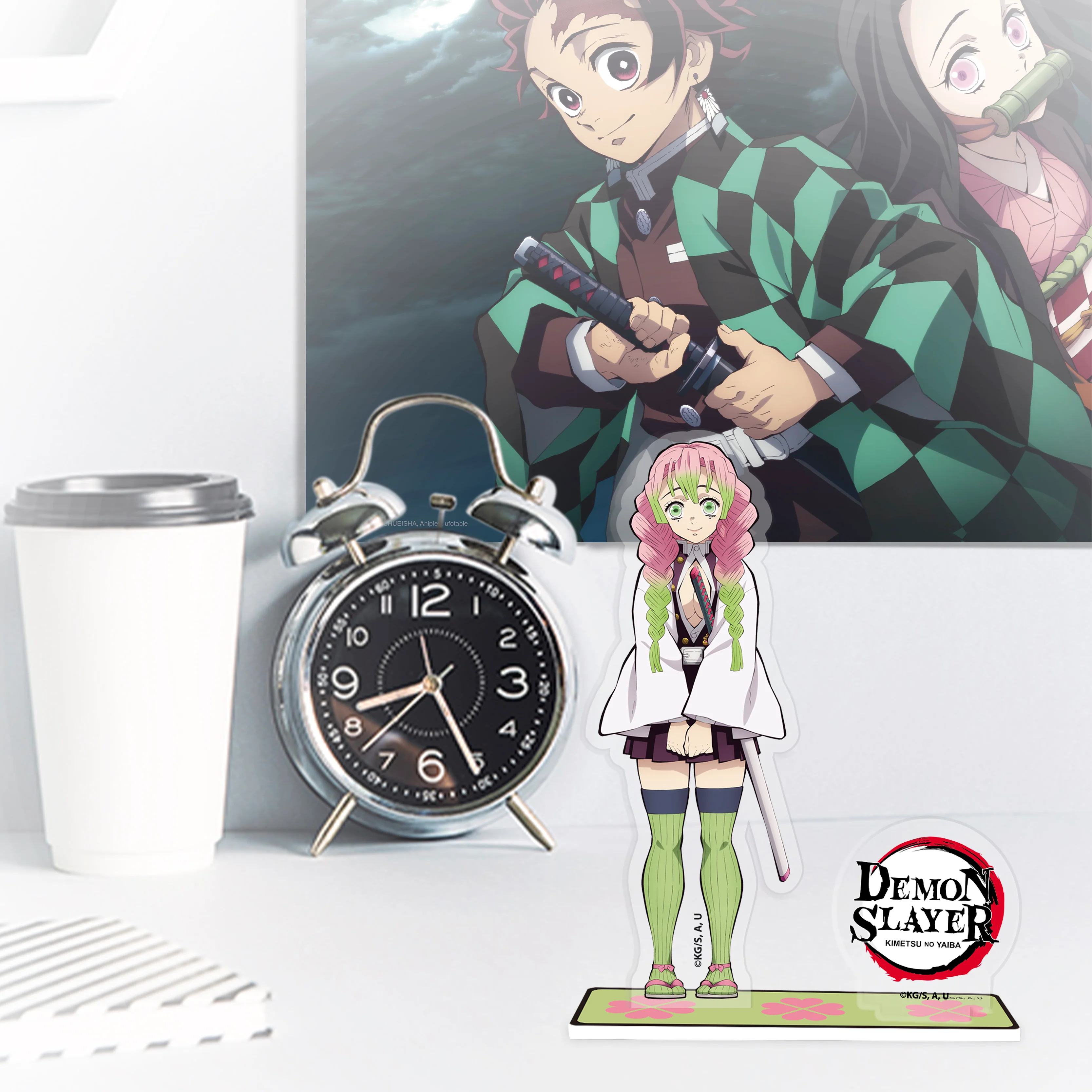 ABYstyle Demon Slayer: Kimetsu No Yaiba Mitsuri Kanroji 7" Acryl® Acrylic Stand Model Figure - Image 3