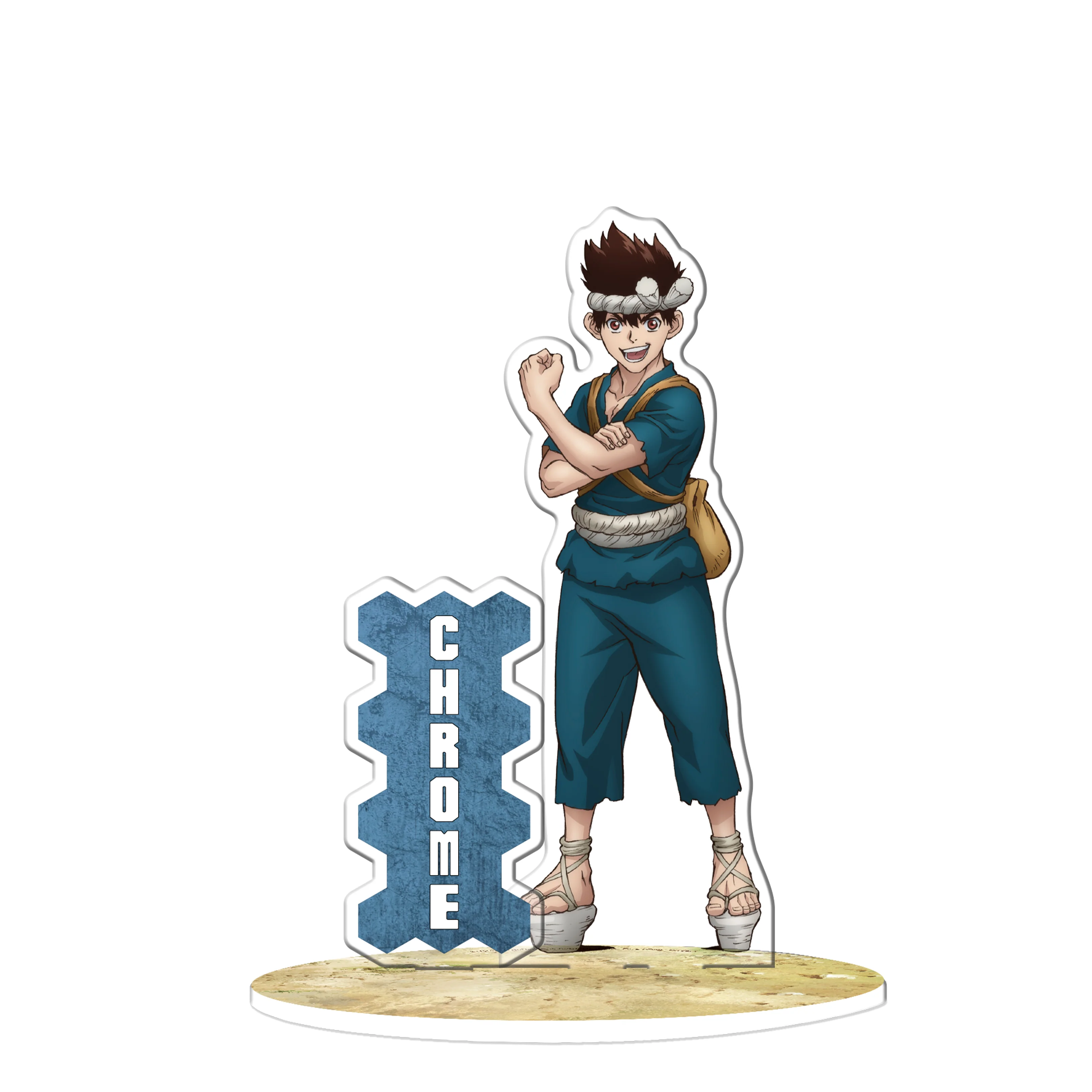 ABYstyle Dr. Stone Chrome Acryl® Stand Figure Model 4" Tall Anime Manga