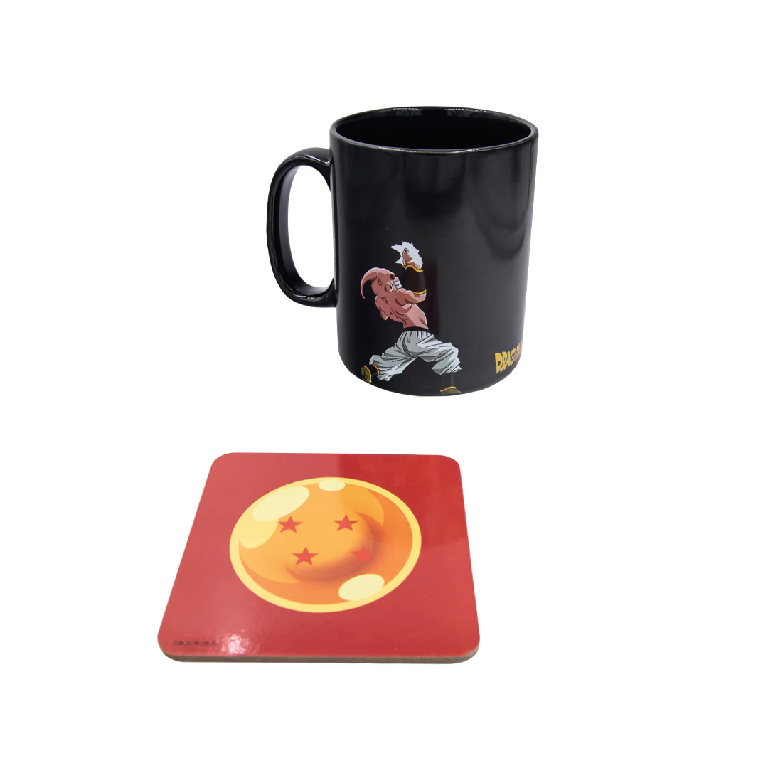 ABYstyle Dragon Ball Z Goku vs Buu Gift Set Heat Change Mug and Coaster - Image 8