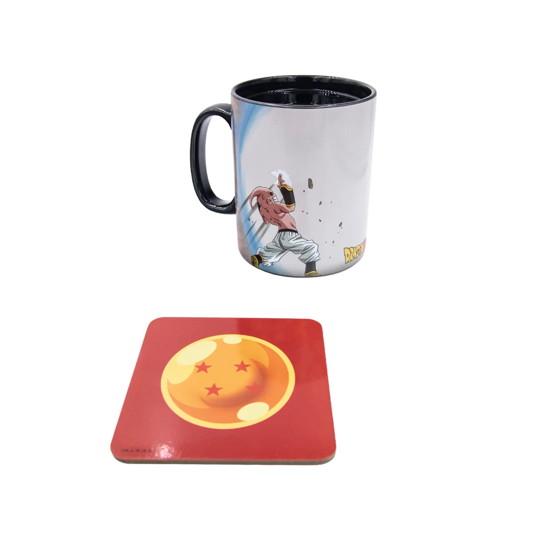 ABYstyle Dragon Ball Z Goku vs Buu Gift Set Heat Change Mug and Coaster - Image 9