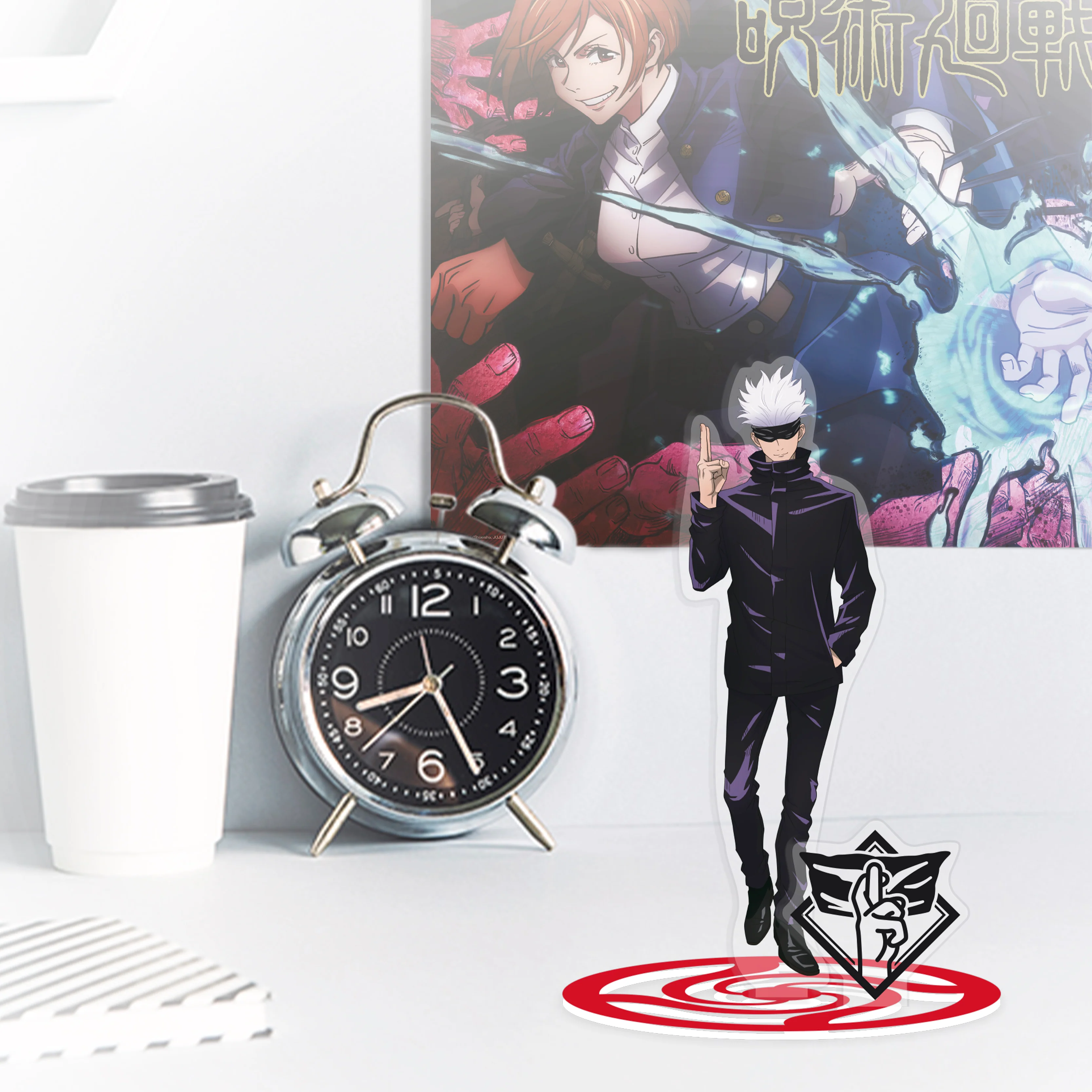 ABYstyle Jujutsu Kaisen Gojo 4" Acryl® Acrylic Stand Model Figure - Image 3