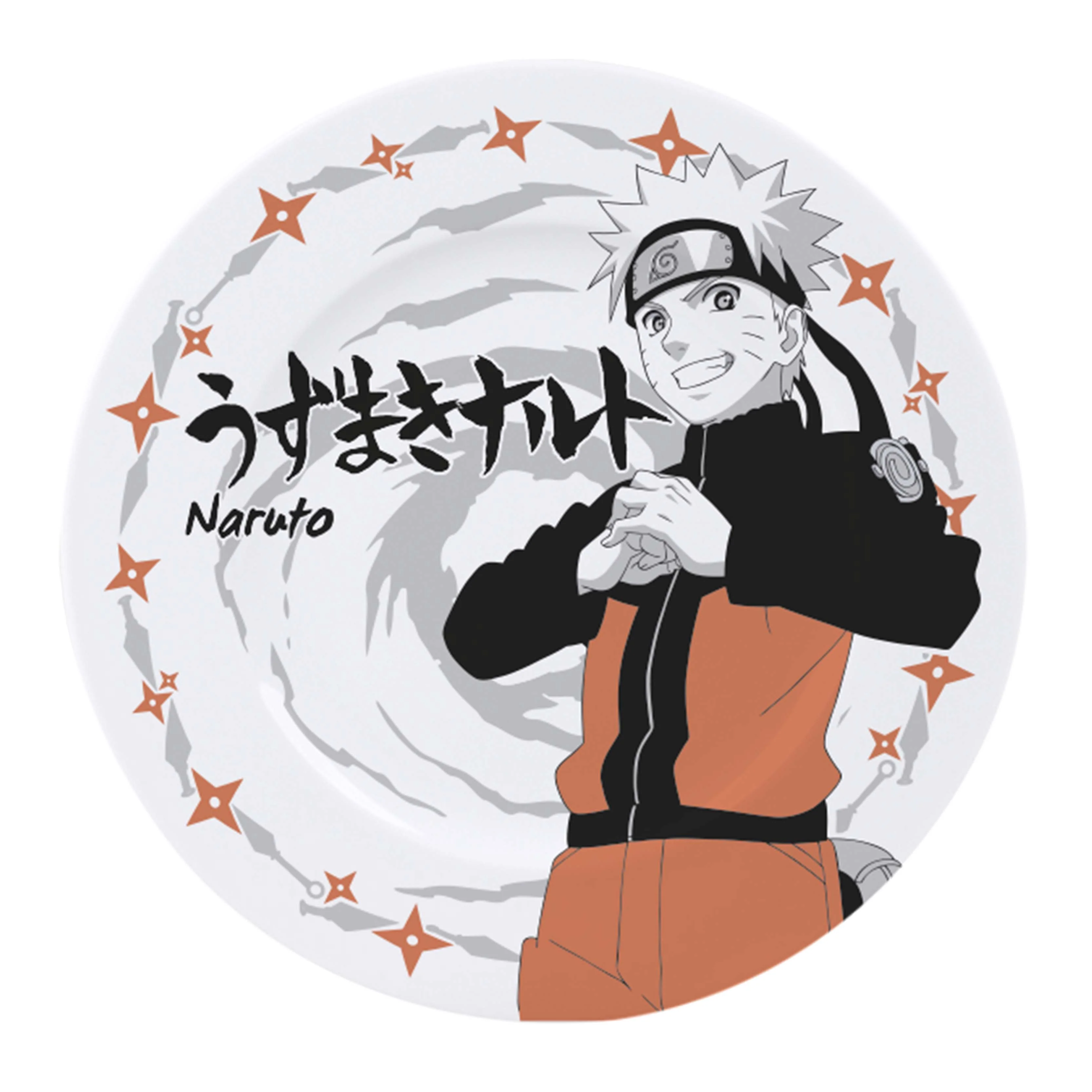 ABYstyle Naruto Shippuden Naruto Sasuke Kakashi Sakura Character Set of 4 Plates - Image 2