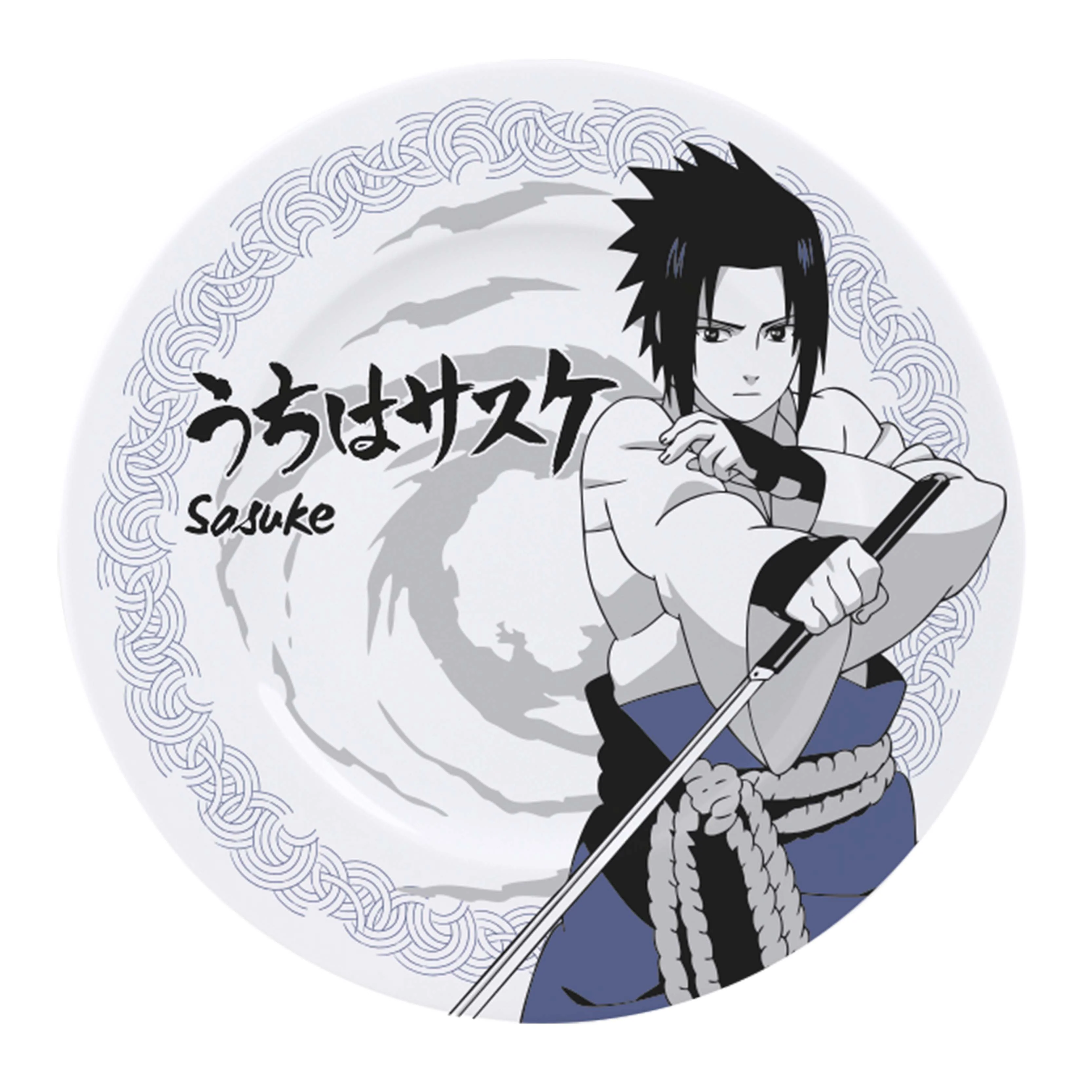 ABYstyle Naruto Shippuden Naruto Sasuke Kakashi Sakura Character Set of 4 Plates - Image 3