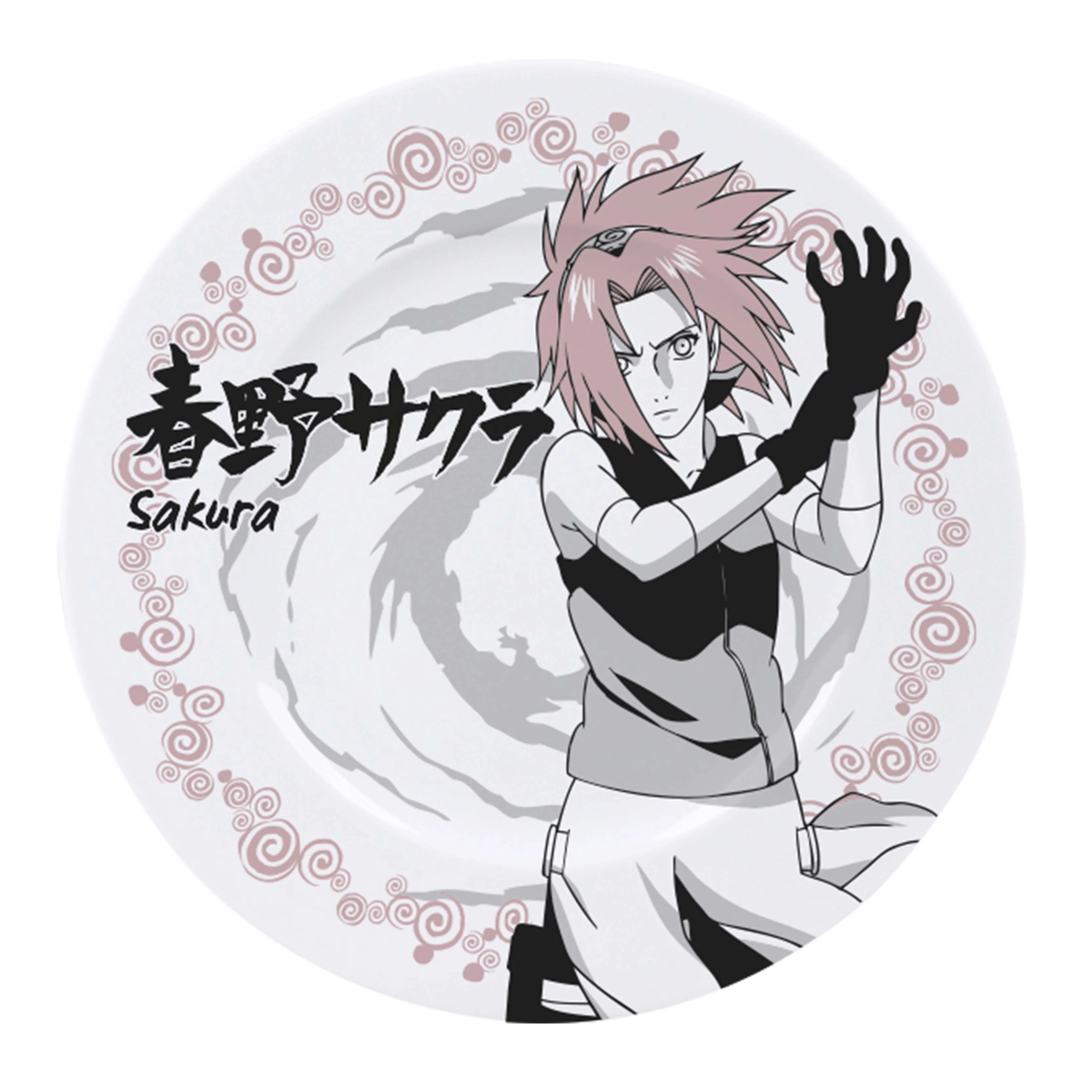 ABYstyle Naruto Shippuden Naruto Sasuke Kakashi Sakura Character Set of 4 Plates - Image 5