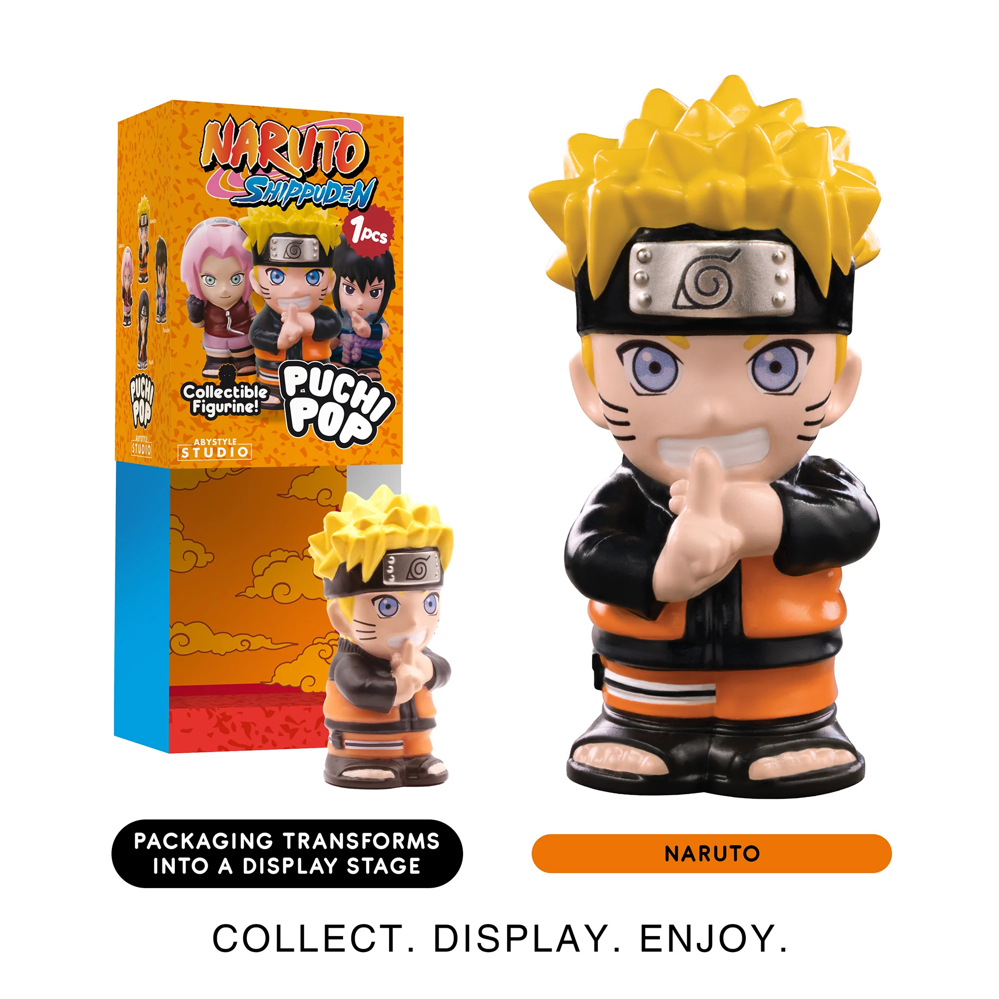 ABYstyle Studio Naruto Shippuden Puchi Pop Collectible Figure Blind Box Bundle 8 pcs Collect Them AllAnime Manga Merch Gift - Image 2