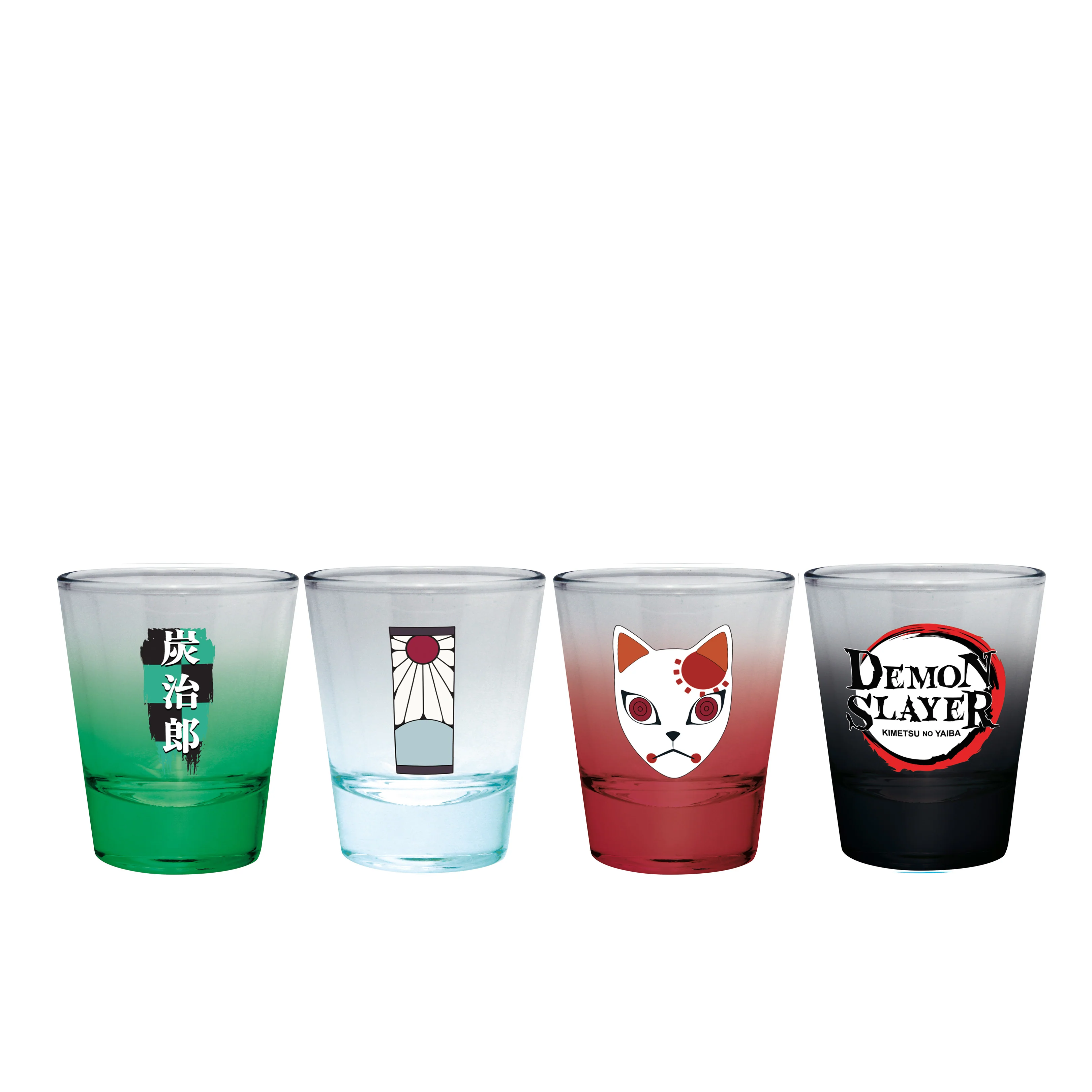 Demon Slayer - Tanjiro 4-Pc. Shot Glass Set - Image 6
