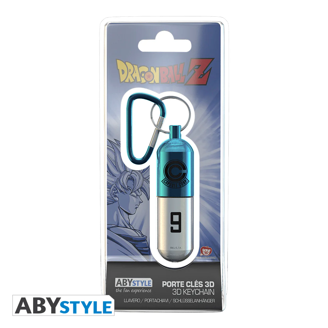 Dragon Ball Z - Blue Capsule Corp. Keychain - Image 5