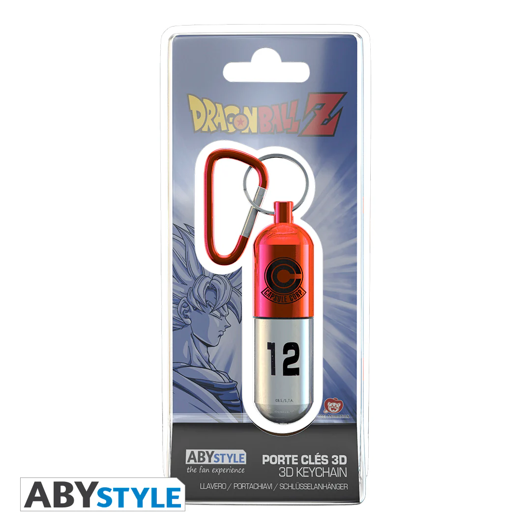 Dragon Ball Z - Red Capsule Corp. Keychain - Image 5