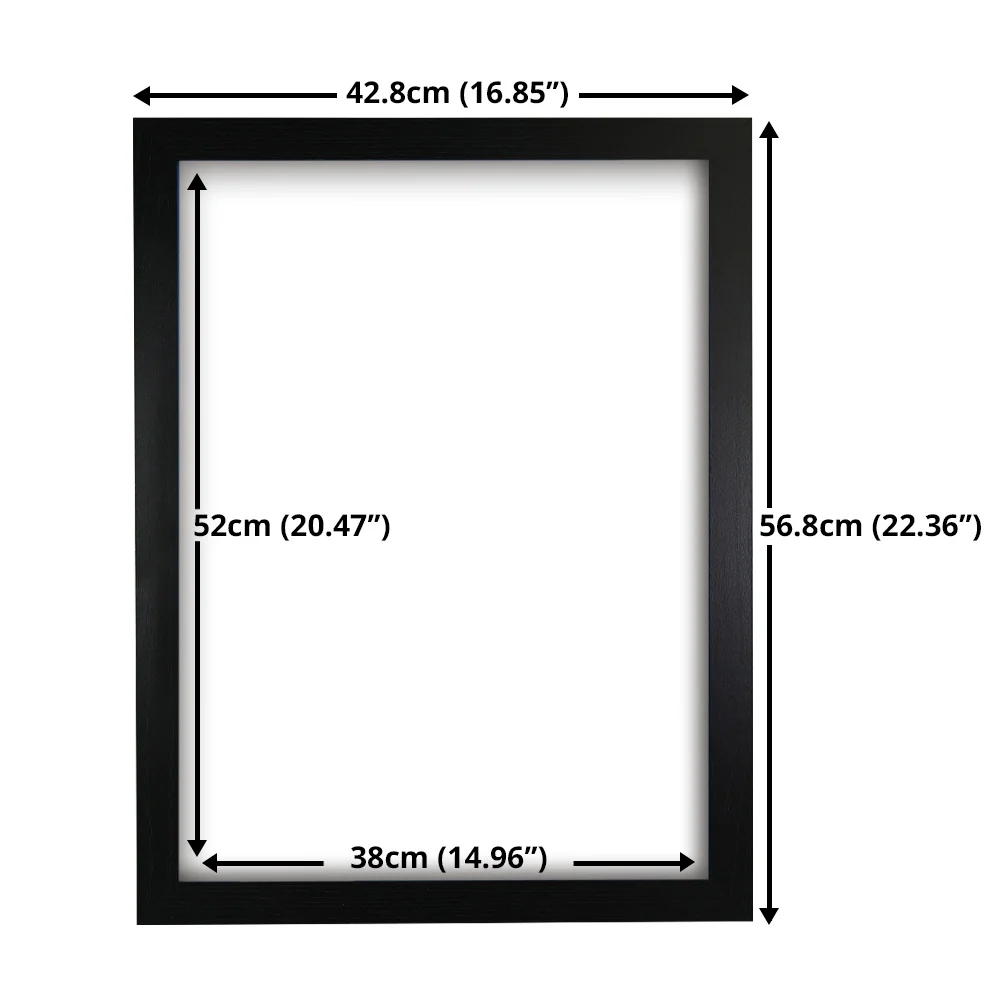GB eye 20.5x15 Poster Frame, FSC Certified Black Wood Poster Frame - Image 3