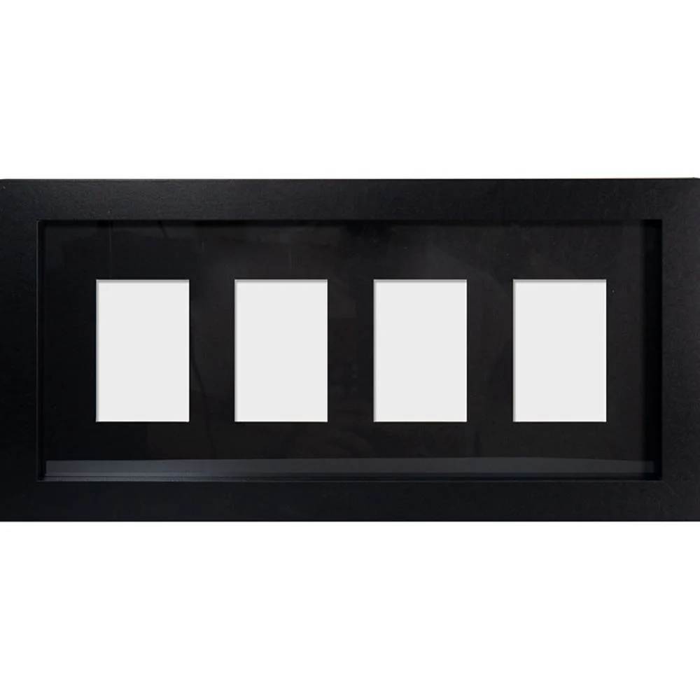 GB Eye Trading Card Collector Frame 4 Position Black Fan 15.7" x 6.7" Set of 3 - Image 4
