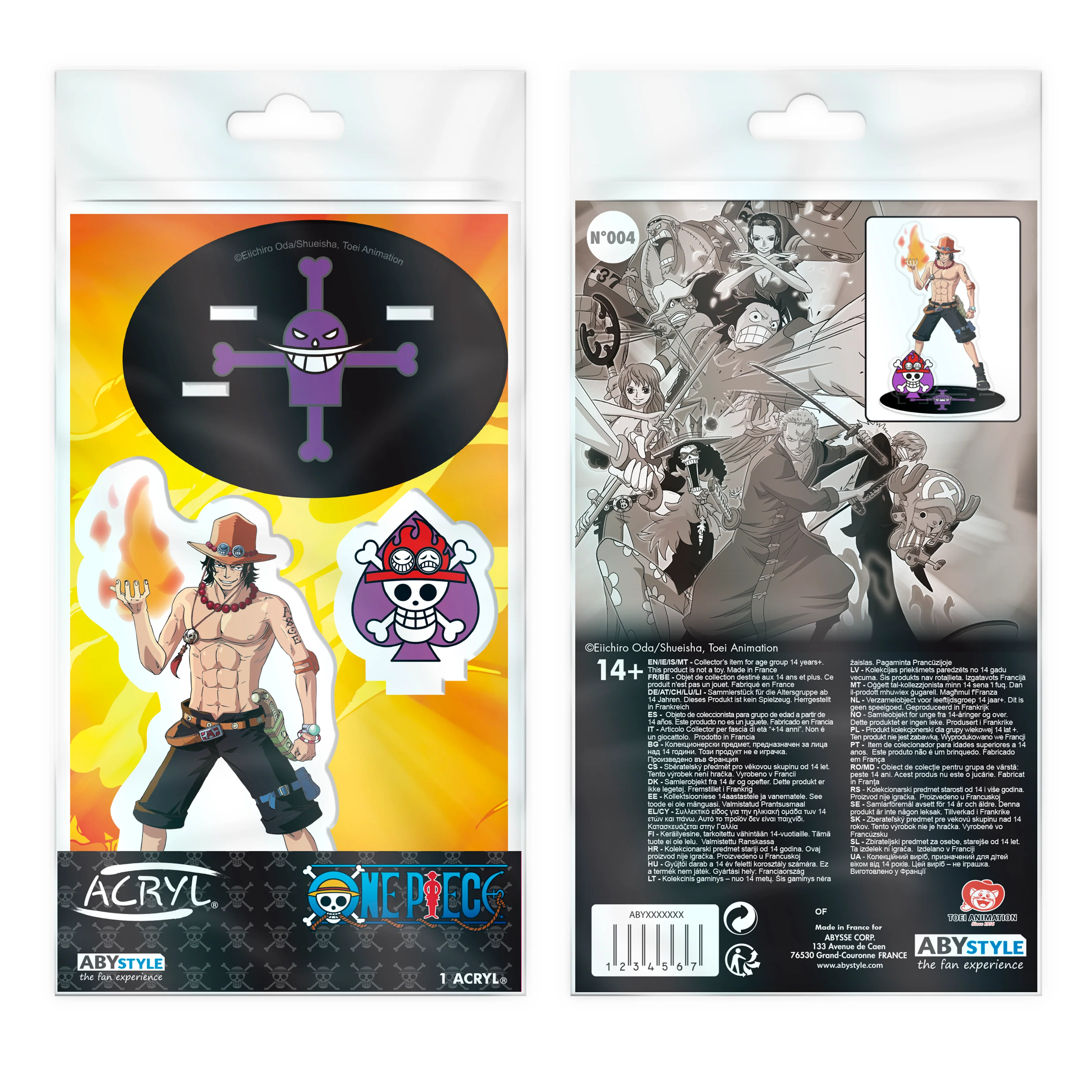 One Piece - Portgas D. Ace Acryl® Figure - Image 2