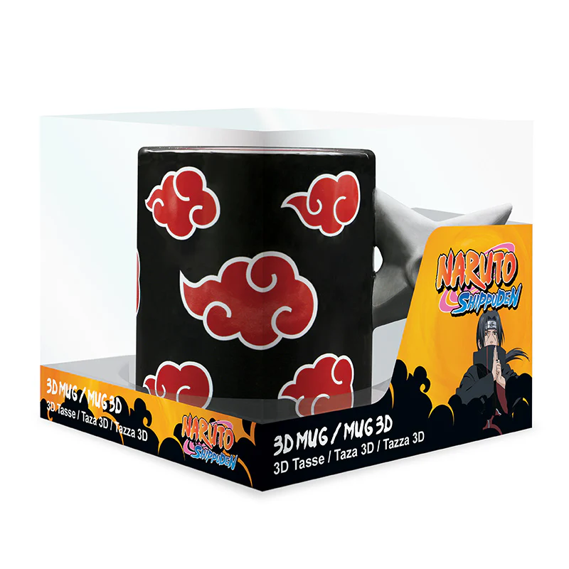 ABYstyle Naruto Shippuden Akatsuki Clouds 3D Shuriken Handle Mug - Image 4