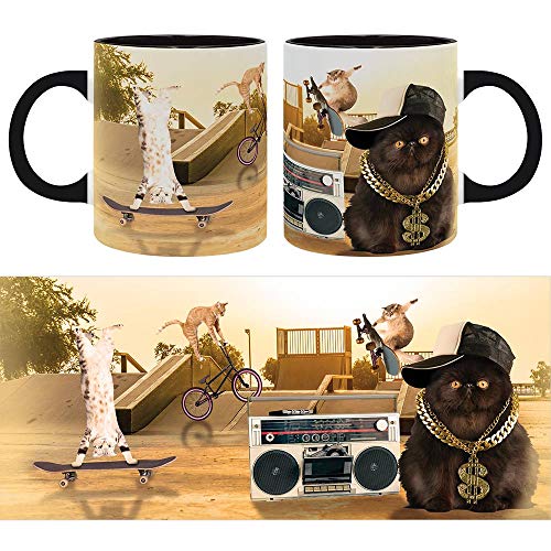 The Good Gift Skate Cats Ceramic Coffee Mug 11 Fl Oz - Image 5