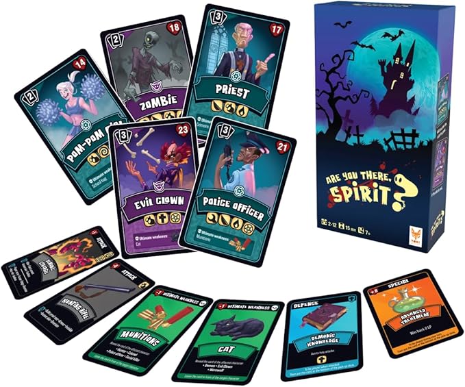 Topi Games are You There, Spirit? – Unmask Identities, Survive the Haunted Night, and Face Off in 3 Game Modes | Strategy, Deduction, and Survival for 2-8 Players | Ages 10+ | Family Card Game - Image 6