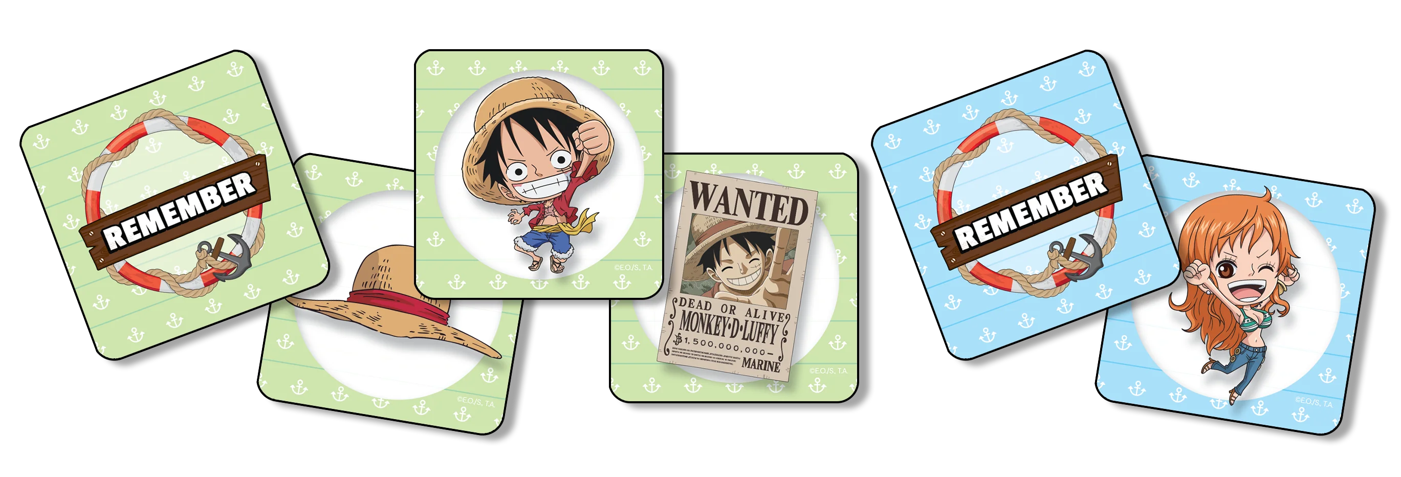 Topi Games One Piece Remember Challenge| Board Game | from 2-8 Players | 15-20 Min | Ages 7+ Anime Merch Gift Memory Game - Image 4